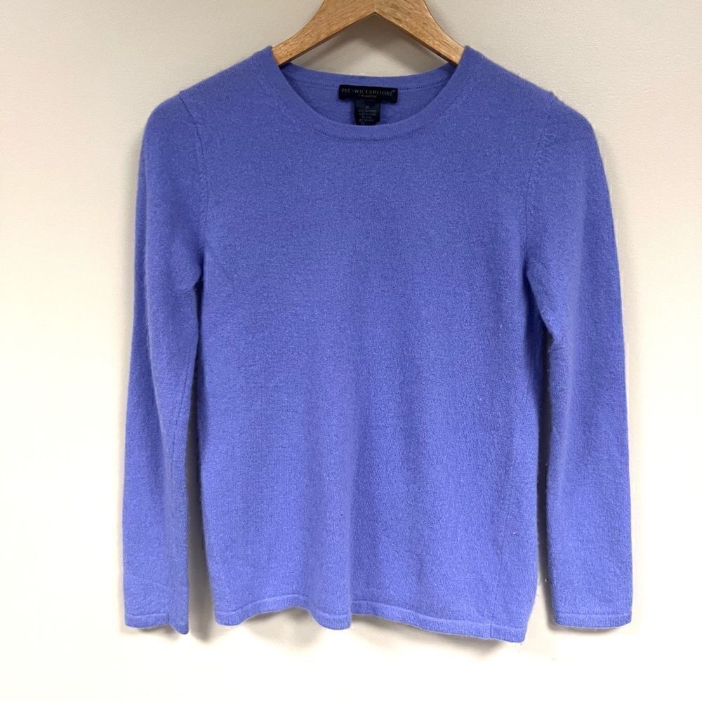 Preswick & Moore purple cashmere sweater Sz S/M
